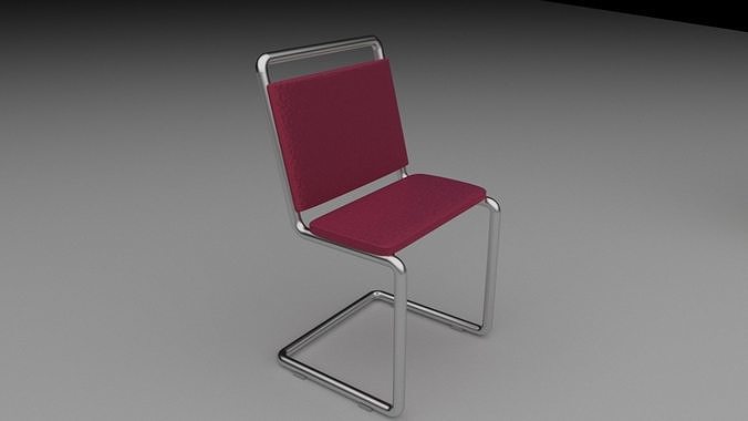 clássico cadeira metal Projeto arte 3D print model - Mito3D