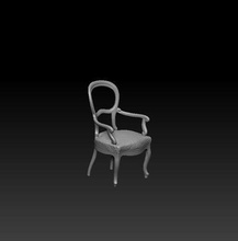 klasik eski sandalye 900 sedia nostaljik forniture mobilya ahşap legno sala salon bölgesi ev oturma yeri zarif mutfak yemek 3d print model - Mito3D