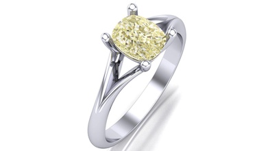 classique coussin bague en diamant bijoux le platine précieux de luxe shining or gem imprimable anneau mode doigt beauté saphir ruby boucle d'oreille l'anneau les anneaux 3d print model - Mito3D