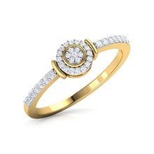 klasik hale yüzük takı sterlin nişan mücevher düğün yazdırılabilir taş Yazdır kolye elmas platin moda güzellik parlak safir vintag altın 3d print model - Mito3D