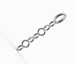 classic key chain link tool lock fashion toy game steel metal chrome industrial 3d print model - Mito3D