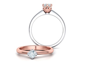 classic solitaire ring four-prong setting 4mm stone 3dmodel 4 prong jewelry engagement promise delicate paradise printable italy greece france spain denmark usa uk rings germany 3d print model - Mito3D