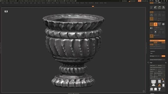 clássico vaso 3d impressão modelo 03 classicvase decorativevase polivase baixa alta zbrush substância texturas arte decoração utensílios domésticos arquitetônico esculturas 3d print model - Mito3D