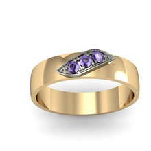 clássico anel de casamento gem jóias printable a moda o cad ouro rhiho cnc mulher diamante brilhantes beleza safira prata ruby anéis 3d print model - Mito3D