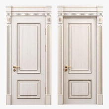 classical door doorway doorknob entrance handle classic house 3d print model - Mito3D