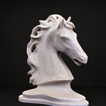 classica testa di cavallo, scultura art la statua deco stampabile antiquariato cavallo photoscan fotogrammetria scansione le scansioni repliche museo decorazione 3d print model - Mito3D