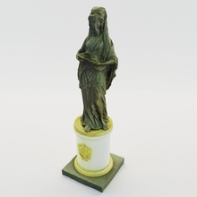 klasik heykel of kadın fransa 1780 dekorasyon sanatın 3d patine yaldızlı bronz mermer klasiklik 18thcentury antik pl 028 sanat heykeller 3d print model - Mito3D