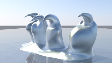 garras pingüinos on hielo 3d tenazas cangrejo ciencias biología 3d print model - Mito3D