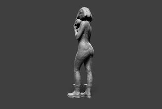 argilla ragazza di 14 art l'anatomia schizzo sesso femminile donna gambe braccia posa corpo in miniatura persone piedi cranio scheletro sculture 3d print model - Mito3D