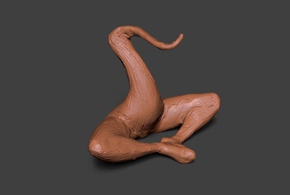 clay legs 10 art feet foot sculpt anatomy woman female girl body statue figurine miniature sketch cute human sculptures 3d print model - Mito3D
