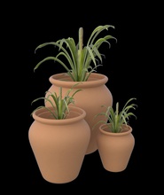 kil bitkiler kaplar ev clay tencere dekorasyon dekor 3d print model - Mito3D