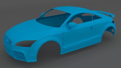 temiz taramak Audi tt rs tarandı ttrs araç araba lüks Ulaşım otomobil Oto spor coupe 2010 Yazdır yazdırılabilir varlık nesne hobi 3d print model - Mito3D