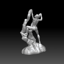 dağcı - Fatih muhteşem zirve sanat Kaya spor baskı 3dprinting yazdırılabilir heykel heykeller adam fantezi figürinler 3d print model - Mito3D