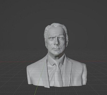 clint Eastwood Clint acteur occidental réalisateur Leonardo DiCaprio Nolan hollywood tarantino Brad Pitt art sculptures 3d print model - Mito3D