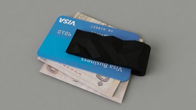 poly klipleri düşük moda klipler para kartları meydan okuma cüzdan 3d print model - Mito3D