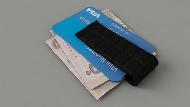clips slap fashion money khaled alkayed challenge wallets 3d print model - Mito3D