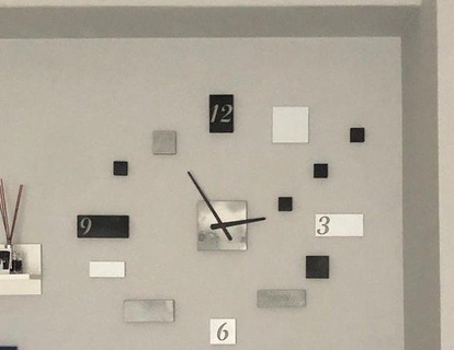 clock - modern wall architectural design watch style interiordesign artwork luxury house decoration art building decor painting interior frame picture kitchen dining 3d print model - Mito3D