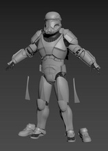 clone commando scale armor cosplay - 3d print ready stl roleplaying trooper infantry combat military person op molotov starwars theoldrepublic republic force delta blaster saber jedi order66 stormtrooper vader hobby diy mechanical parts 3d print model - Mito3D