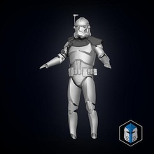 clone trooper armor accessories - heavy jedi sith vader armour lightsaber helmet stormtrooper hobby diy 3d print model - Mito3D