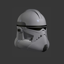 klon soldat attentäter cosplay helm star kriege 3d drucken luft spiele spielzeuge 3d print model - Mito3D