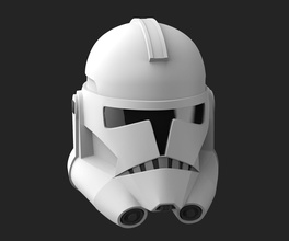 clone trooper helmet tcw phase 2 wars stormtrooper darth vader rex cody star lightsaber blaster cosplay skywalker saber sith games toys 3d print model - Mito3D