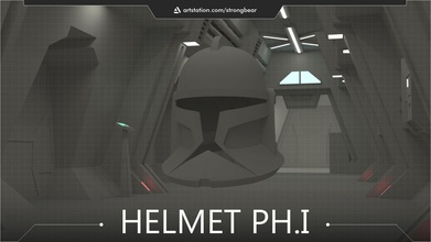 clone trooper ph1 helmet theclonewars clonewars clonetrooper phaseone starwars sci fi space phase1helmet hobby diy 3d print model - Mito3D