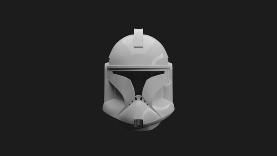 clone trooper phase star wars starwars helmet republic army armor stormtrooper order66 force vader blaster andor attack clones clonewars rex hobby diy 3d print model - Mito3D