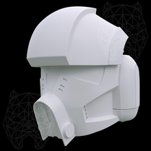 clone soldado piloto estágio 2 guerra estrelas capacete impressão 3d cosplay adereços passatempo faça jogos brinquedos 3d print model - Mito3D