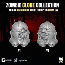 klon zombi toplamak hayran sanat kafalar aksiyon rakamlar star savaşlar fırtına asker korku baş şekil siyah dizi mezco gi joe hayret efsaneler darth vader oyunlar oyuncaklar 3d print model - Mito3D
