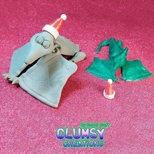 desajeitado flexi pterodáctilo dinossauro flexível assustador fofa articulado preguiçoso brinquedo natal jogos brinquedos 3d print model - Mito3D