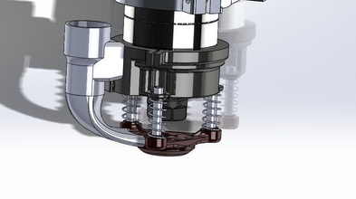 cnc abdrücker niederhalter pusher mahlen fraese hobby diy mechanisch teile 3d print model - Mito3D