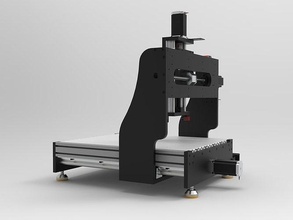 cnc fresatura macchina fraser design macchinari attrezzature contemporaneo scienza ingegneria 3d print model - Mito3D