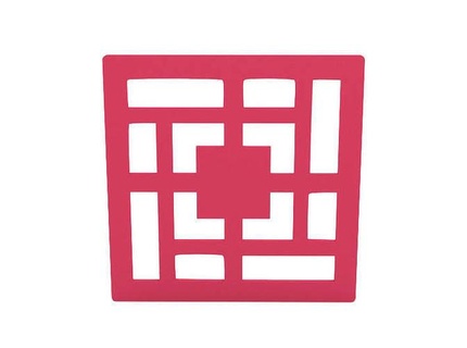 Coaster mahjong tuile carrés forme conception Accueil maison cuisine manger 3d print model - Mito3D