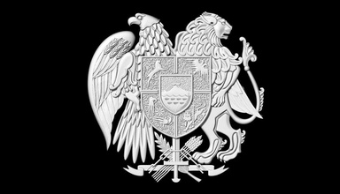 escudo de armas armenia impresión 3d la modelo joyería capa los brazos oro plata otros judío sterling clotheshanger dedo 3d print model - Mito3D