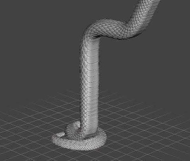 cobra serpente réptil animal animais Ciência astronomia física 3d print model - Mito3D
