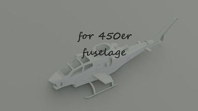 cobra 450 fuselage x220 y220 z220 seat pilot vehicle car airplane helicopter boat truck 3d printing race chair stadium cockpit hobby diy 3d print model - Mito3D