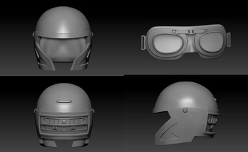 cobra viper helmet cosplay gijoe games toys 3d print model - Mito3D