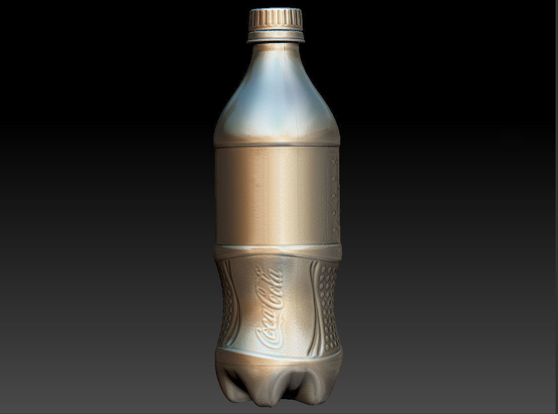 koka cola flasche 3d scan koks coca getränk sprudel cosplay stütze 3dscan spiele spielzeuge 3D print model - Mito3D