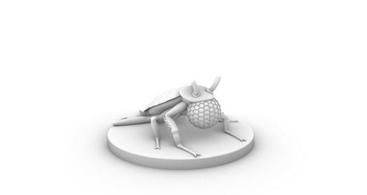cucaracha vigilancia zumbido mesa shadowrun cyberpunk rpg miniatur microdrona alimañas parásito Plaga espiar robot micrófono juegos juguetes juego 3d print model - Mito3D