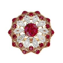 cóctel anillo imprimible oro joyería joya anillos boda diamante solitario libra esterlina compromiso moda platino plata 3d print model - Mito3D