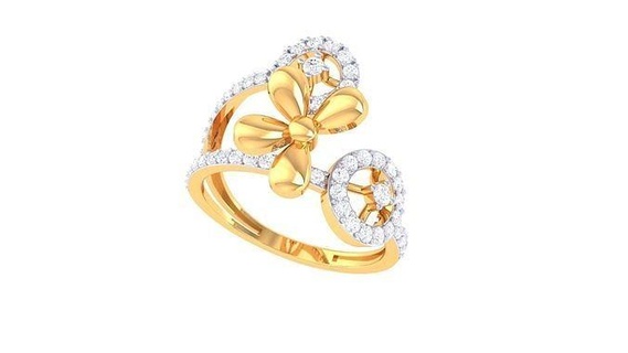 cóctel anillo 29 anillos Boda compromiso joya joyería diamante imprimible alto final oro plata platino flor 3d print model - Mito3D