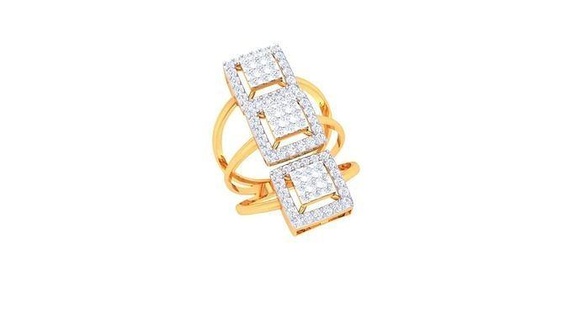 cocktail squillare 48 anelli nozze Fidanzamento gioiello gioielleria diamante stampabile alto oro argento platino gemma 3d print model - Mito3D