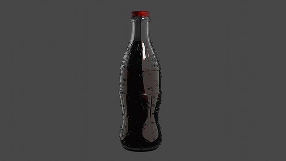 coco cola bottle coke food drink coca cool soda blender glass glassbottle cocacola house kitchen dining 3d print model - Mito3D