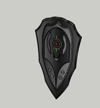 código omega guerreros proyecto de escudo nivel 4 símbolo el caballero crusader la defensa juegos los juguetes juego accesorios 3d print model - Mito3D