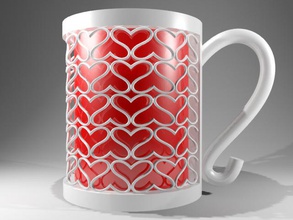 café de l'amour maison la coupe ménage d'autres saint-valentin l'impression tasse à cuisine manger 3d print model - Mito3D