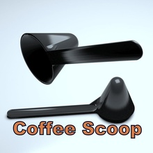 coffe scoop house coffee furniture kitchen morning mug tableware breakfast maker toast bread drink bakery toaster measure dining 3d print model - Mito3D