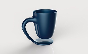 coffee cup tea breakfast caffeine food lunch houseware hobby diy hand tools 3d print model - Mito3D