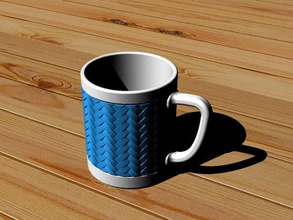 caffè tazza intrecciata bambù tè bevanda porcellana teiera pentola casalinghi casa cucina cenare 3d print model - Mito3D