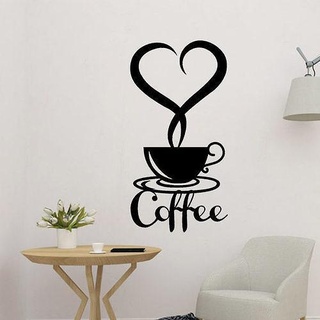 coffee decoration coffee bean cup machine retro cuisine decoration deco colour superimposed welded art former english word kitchen  3d print model - Mito3D