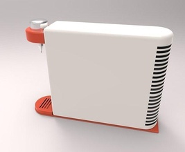 Kahve yapıcı işleme ürün tasarımı vermek kahve makinesi gergedan anahtar görüntü uygulama mutfak aksesuar az modern ev Aksesuarlar 3d print model - Mito3D